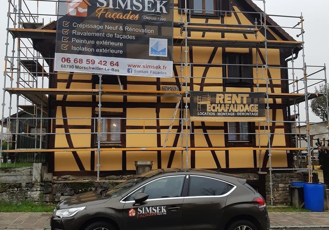 À Eschentzwiller, SIMSEK Façades redonne du cachet aux maisons grâce au ravalement de façade Colmar