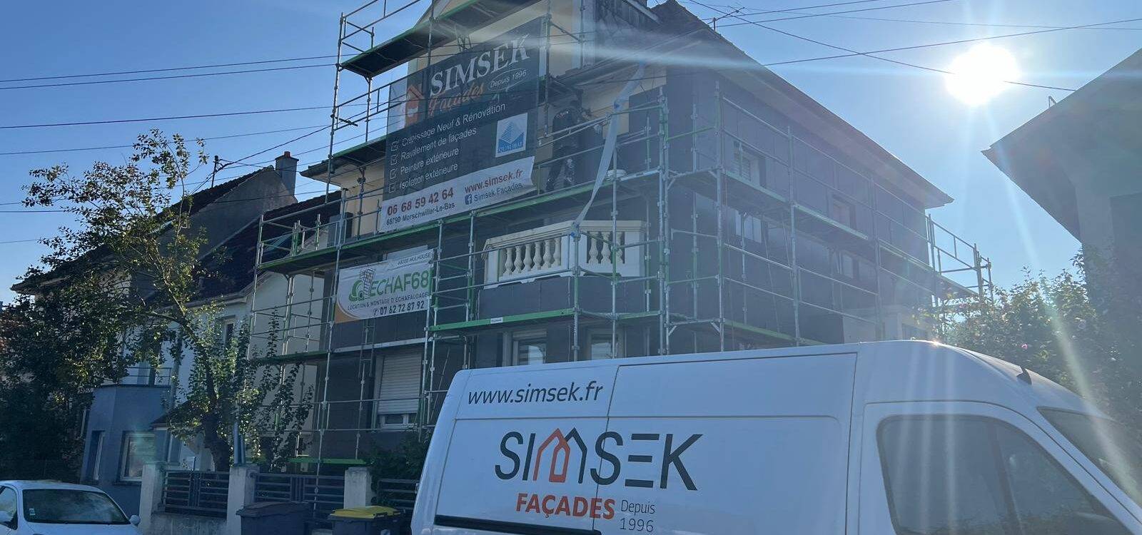 Isolation thermique des murs par l’extérieur à Mulhouse : confort, économies et esthétisme avec SIMSEK Façades Audincourt