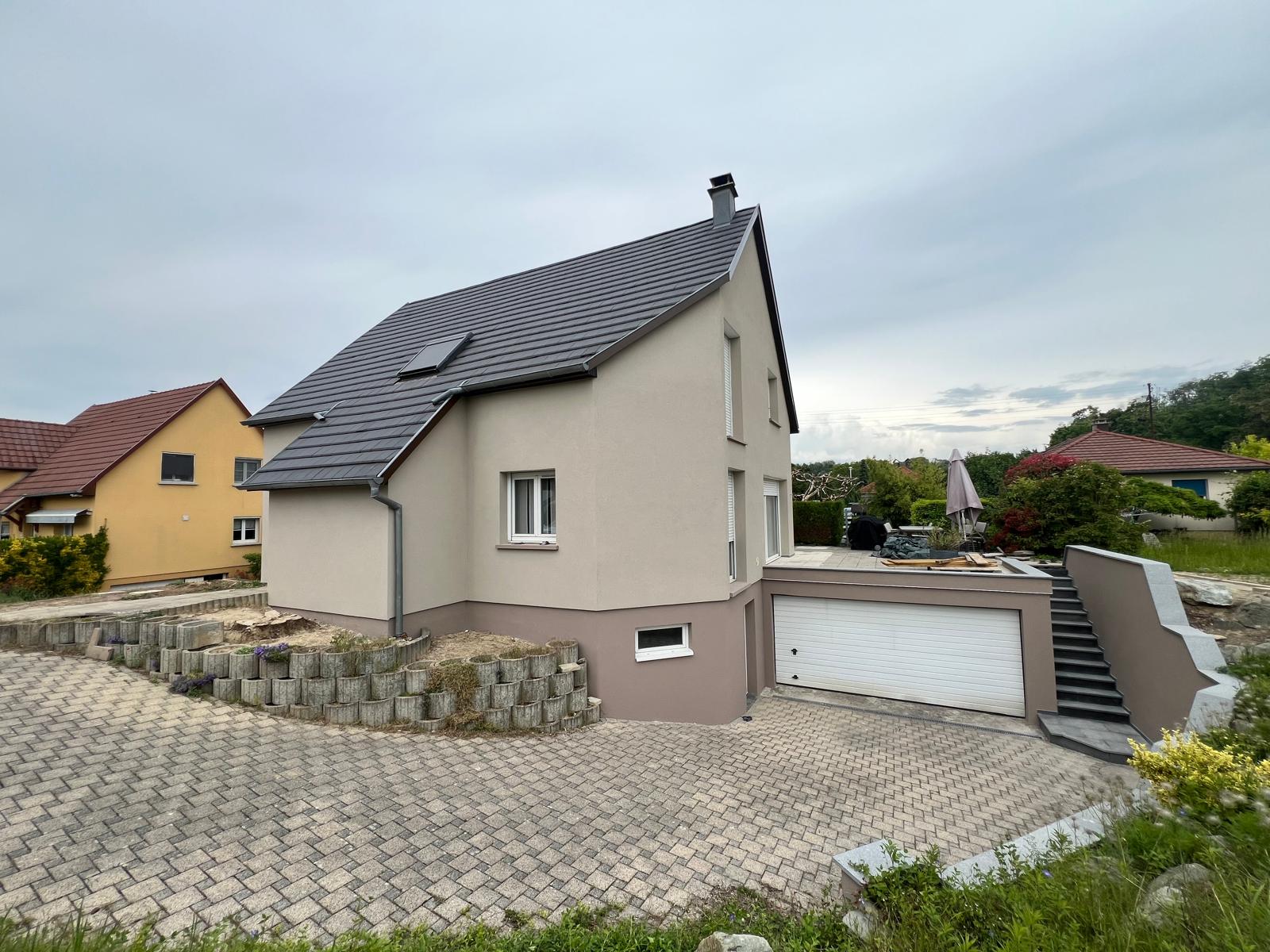Ravalement de façade à Zillisheim par SIMSEK Façades Wittenheim