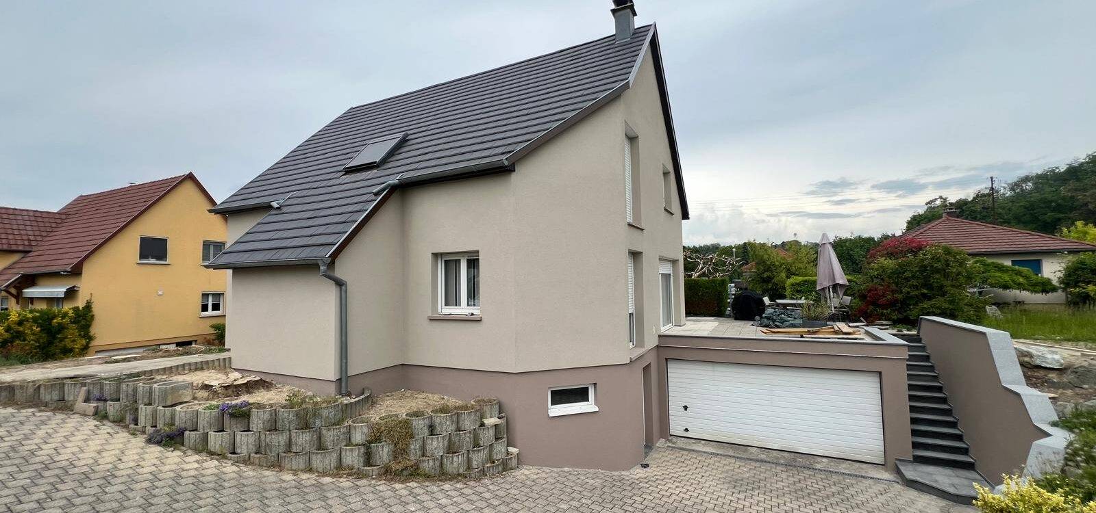 Ravalement de façade à Zillisheim par SIMSEK Façades Wittenheim