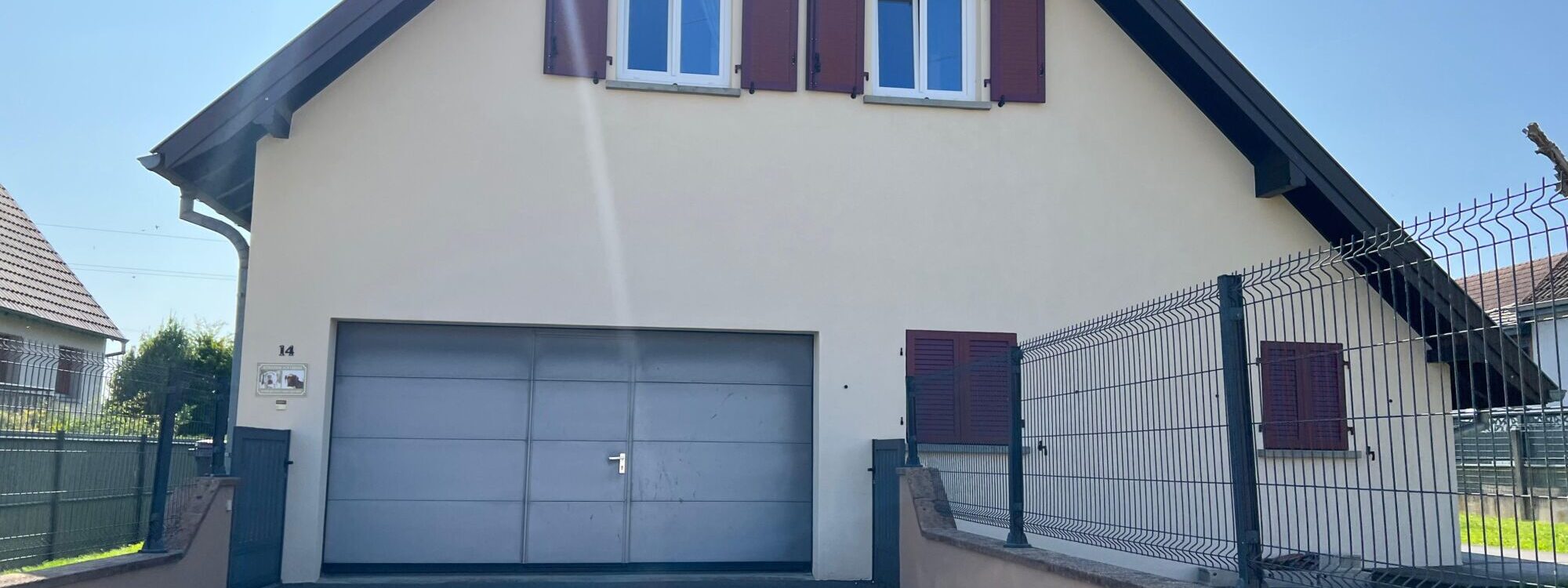 Deux ans apr&egrave;s : une fa&ccedil;ade toujours impeccable &agrave; Morschwiller-le-Bas ! Mulhouse