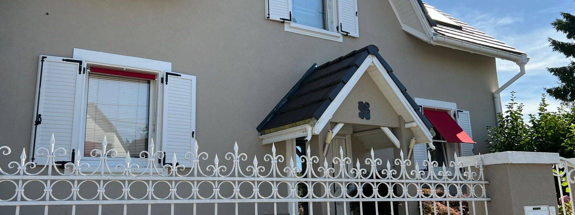 Ravalement de façade d&#8217;une maison individuelle à Morschwiller le Bas Illzach