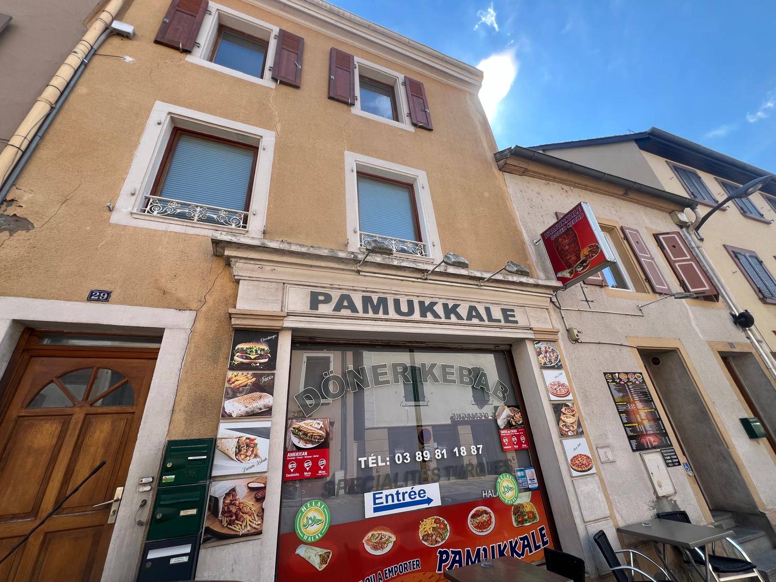 Ravalement de façade d’un immeuble au centre-ville d’Ensisheim Guebwiller 0