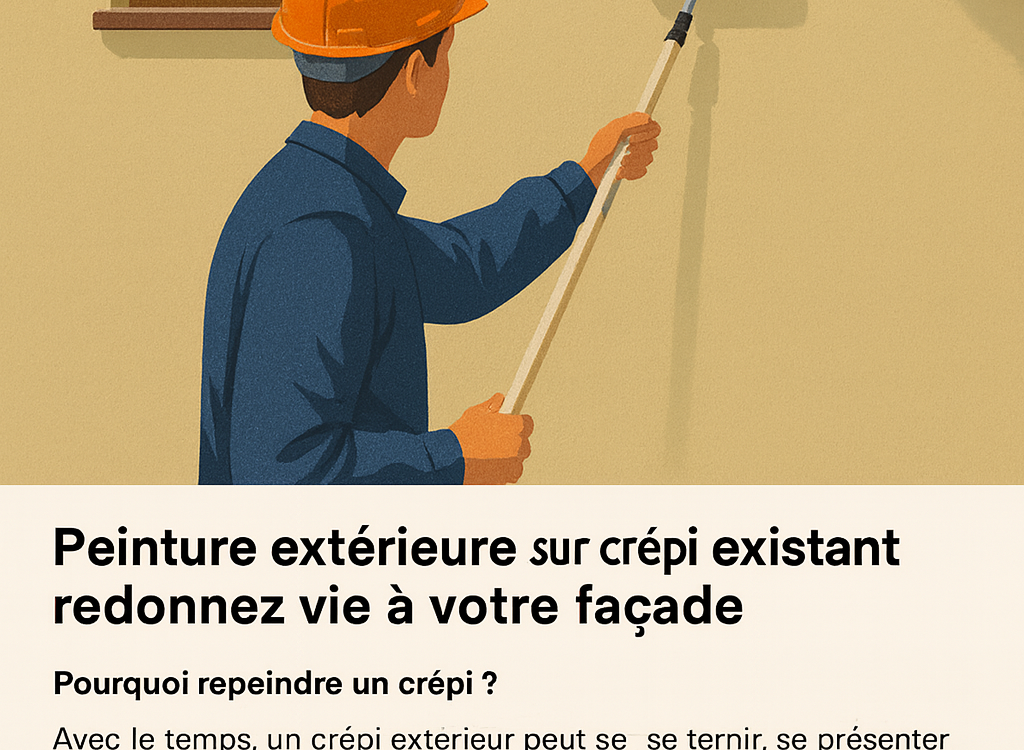 Peinture ext&eacute;rieure sur cr&eacute;pi existant : redonnez vie &agrave; votre fa&ccedil;ade Illzach