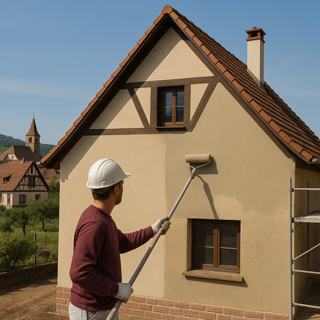 Ravalement de façade des maisons individuelles : valorisez et protégez votre habitat dans le Haut-Rhin Rixheim