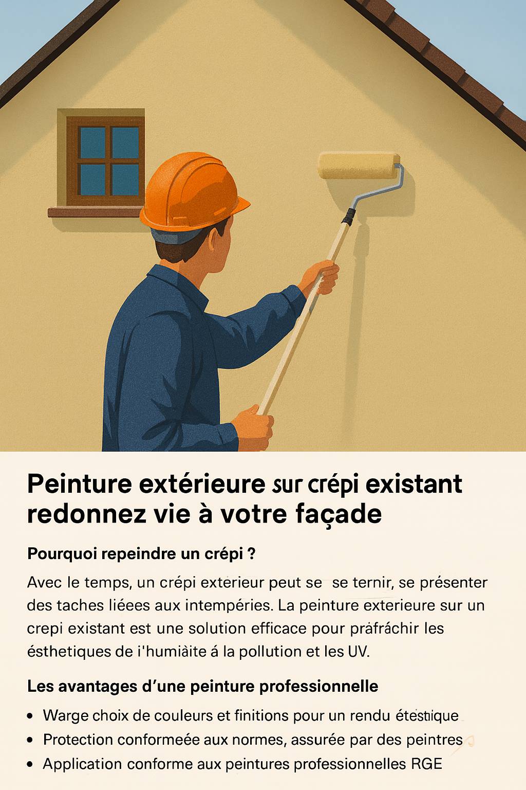 Peinture extérieure sur crépi existant : redonnez vie à votre façade Illzach