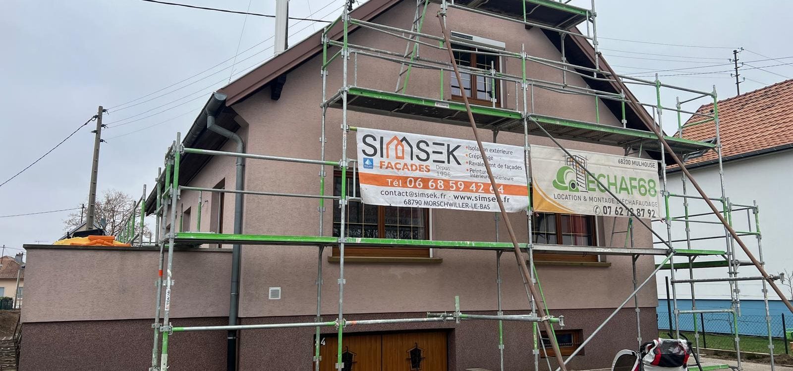 Isolation ext&eacute;rieure d&rsquo;une maison &agrave; Ruelisheim, proche d&rsquo;Ensisheim : confort, &eacute;conomie et esth&eacute;tique avec SIMSEK Fa&ccedil;ades Colmar