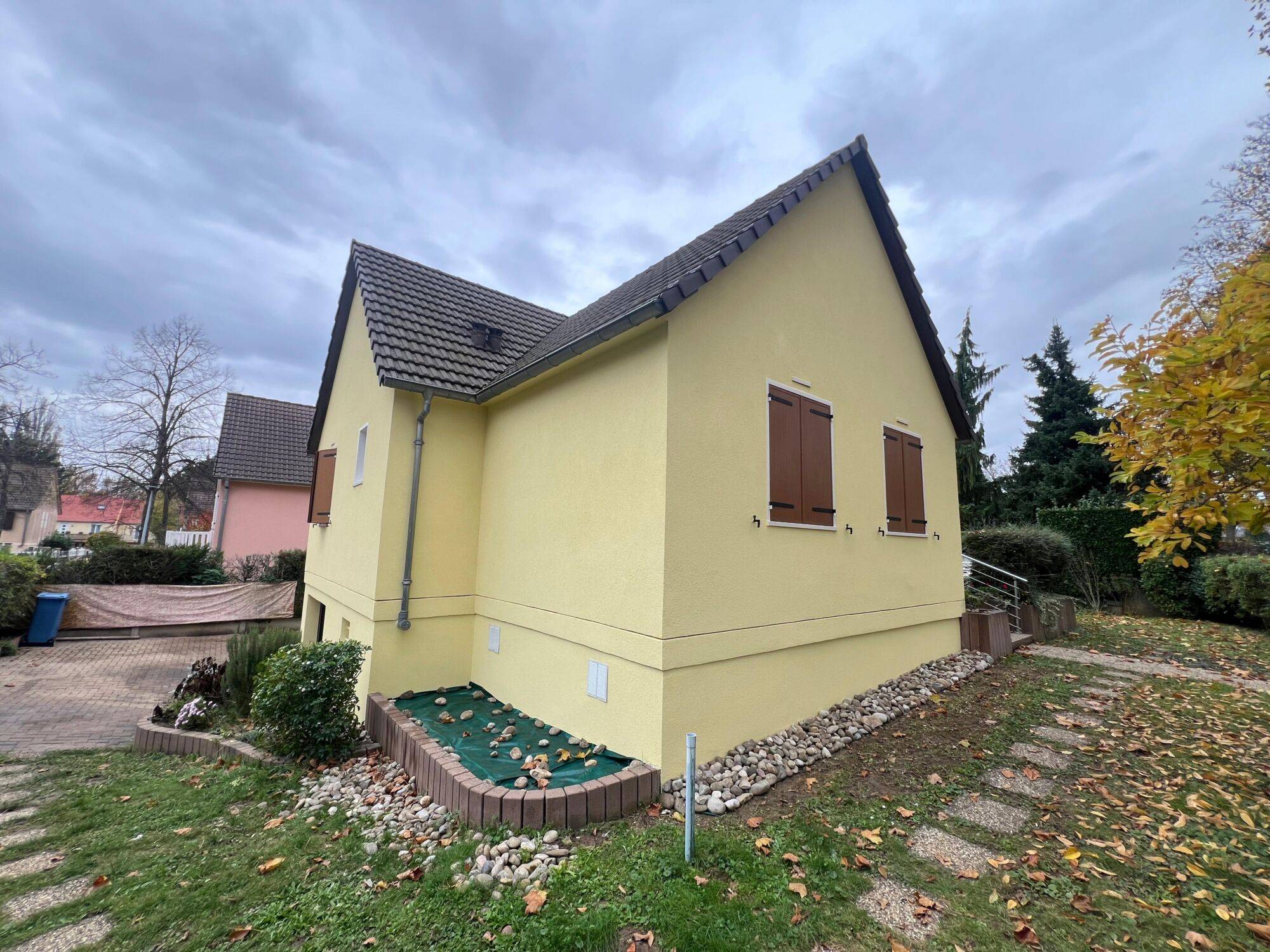 Ravalement de façade en crépi minéral à Mulhouse Rixheim