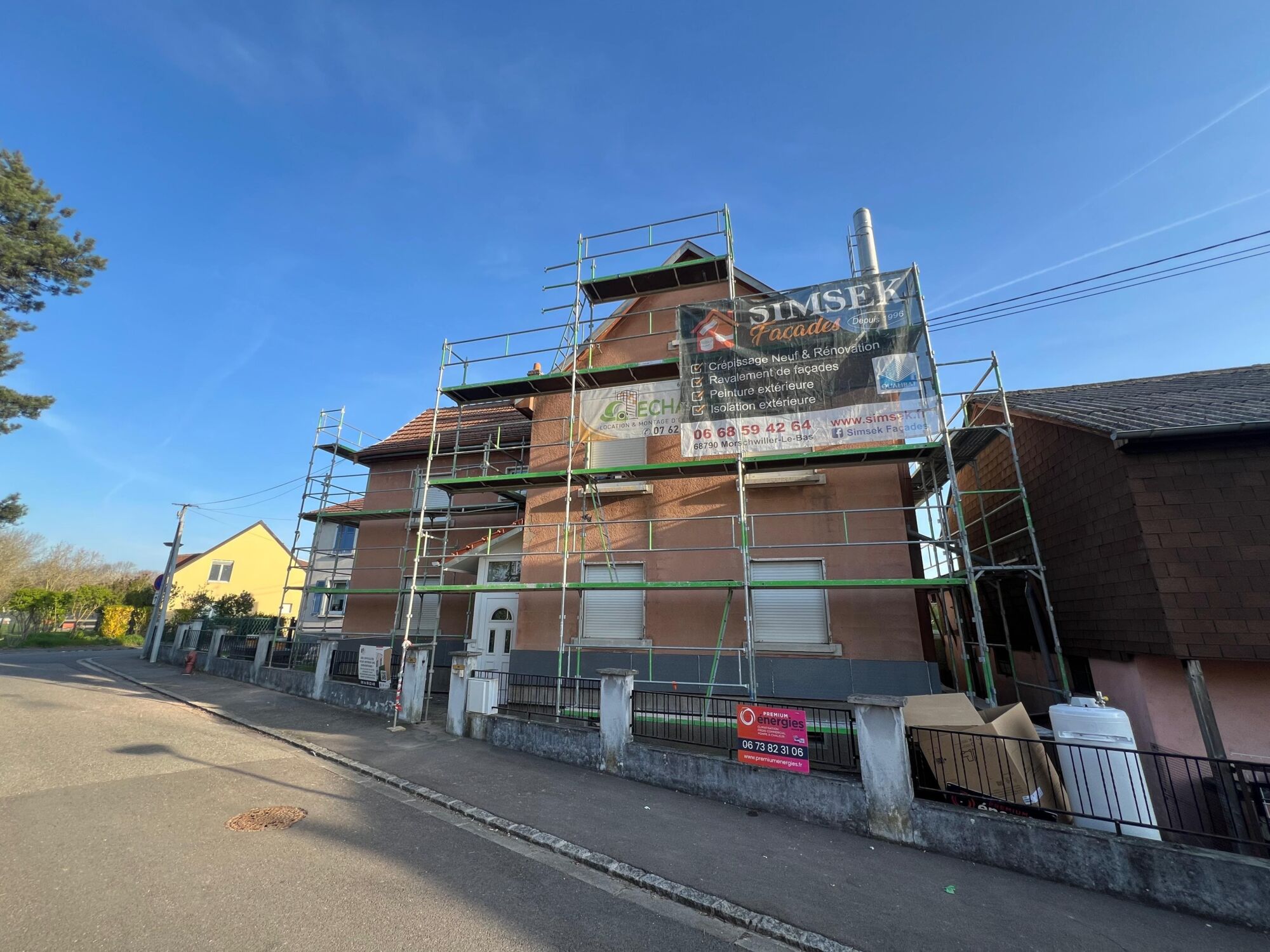 ISOLATION EXTERIEURE LUTTERBACH SIMSEKFACADES 1 1 | Simsek Façades Isolation extérieure des murs d’une maison individuelle à Lutterbach Kingersheim 0