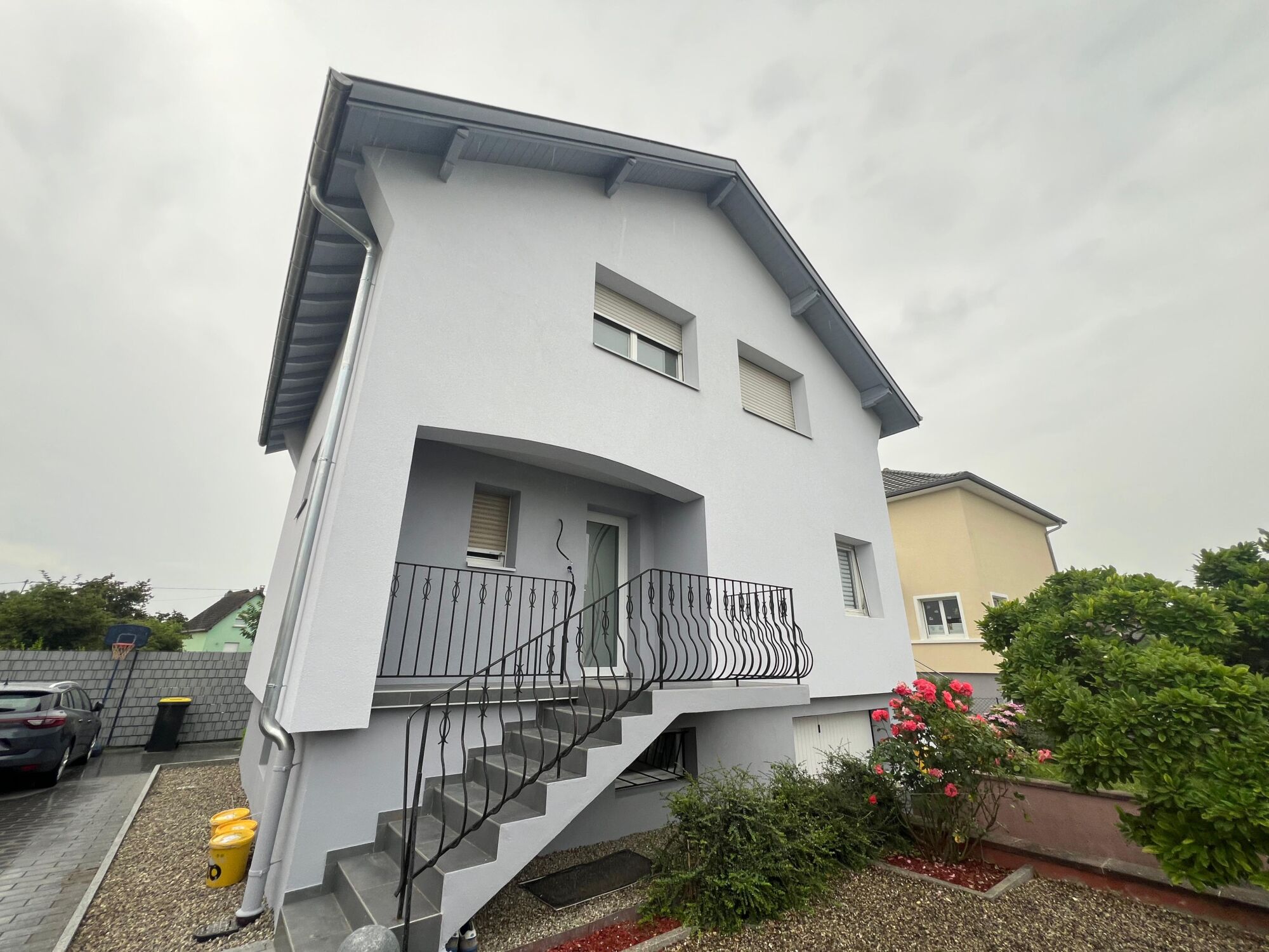 Isolation ext&eacute;rieure des murs d&rsquo;une maison individuelle &agrave; Chalamp&eacute; Wittenheim 1