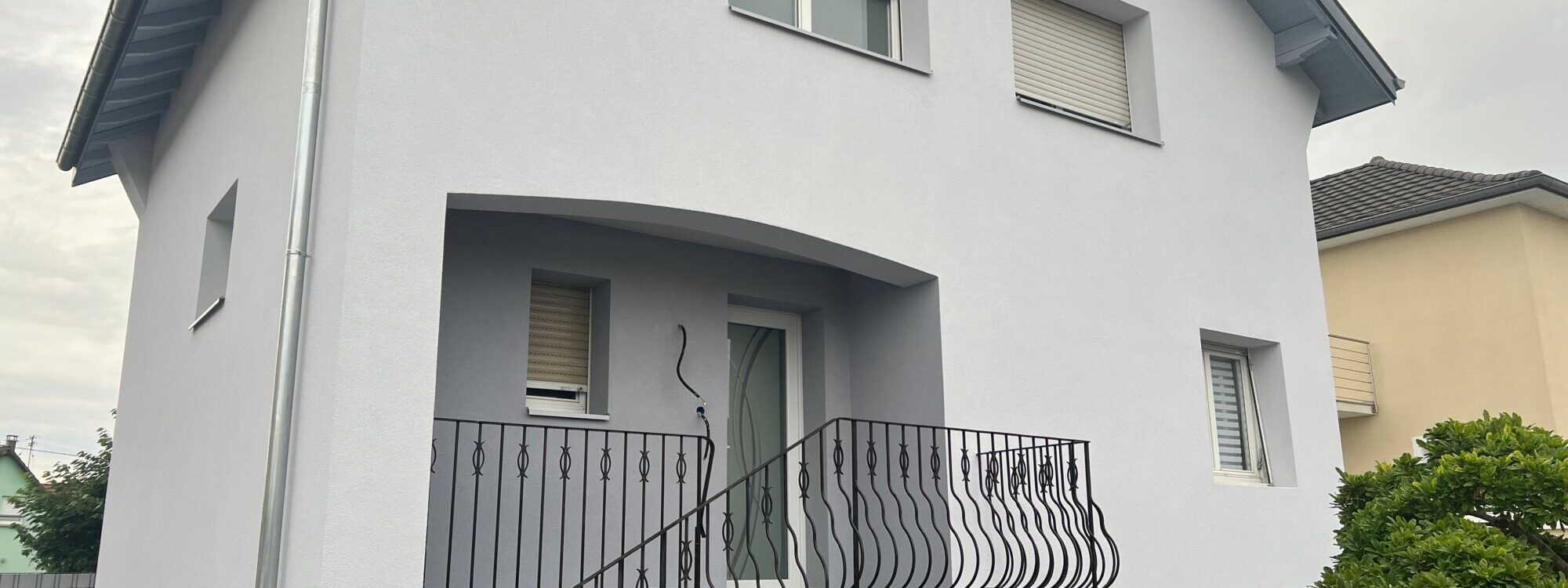 Isolation ext&eacute;rieure des murs d&rsquo;une maison individuelle &agrave; Chalamp&eacute; Audincourt