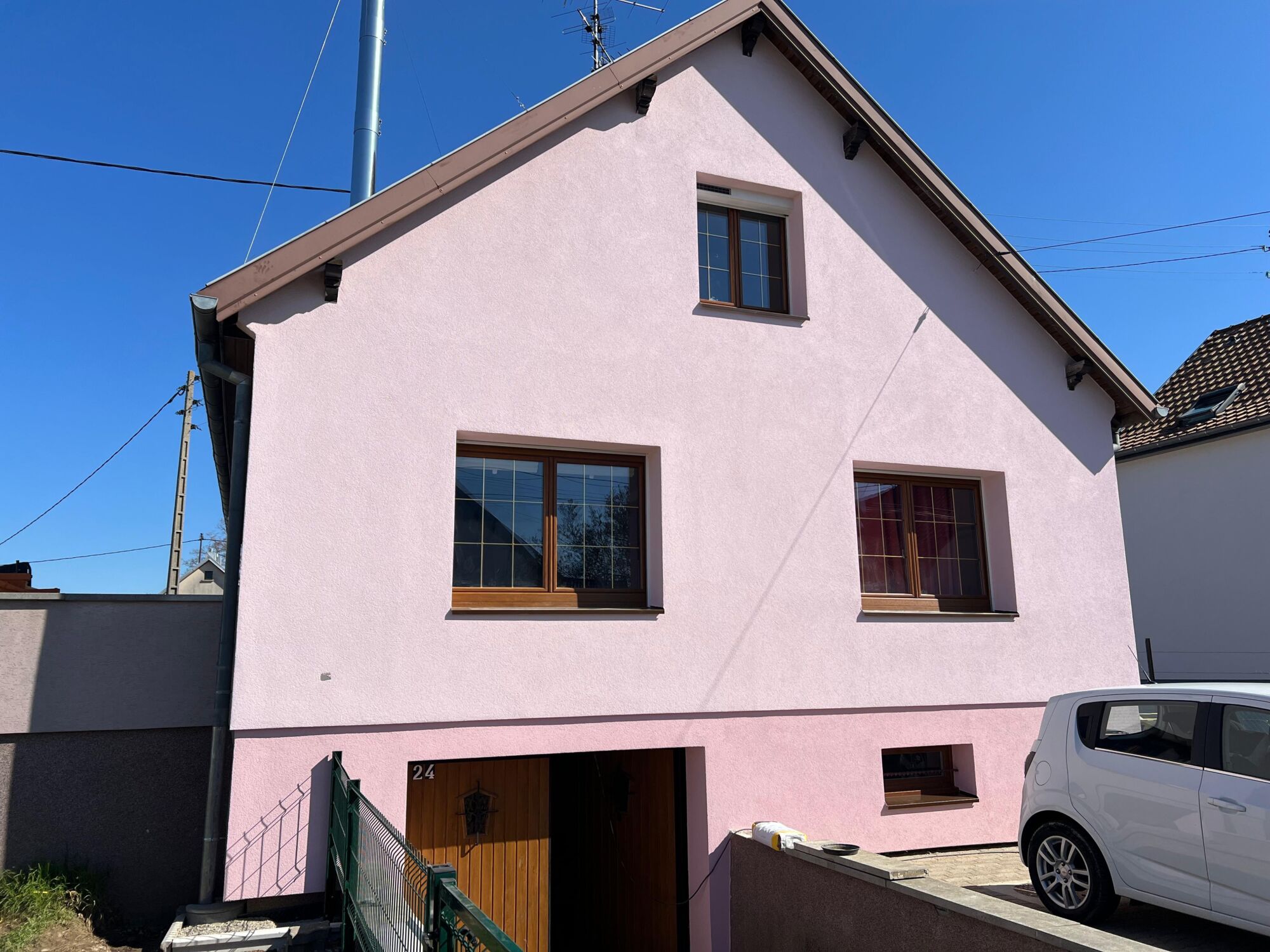 Isolation ext&eacute;rieure des murs d&rsquo;une maison individuelle &agrave; Ruelisheim (68270) Wittenheim 1