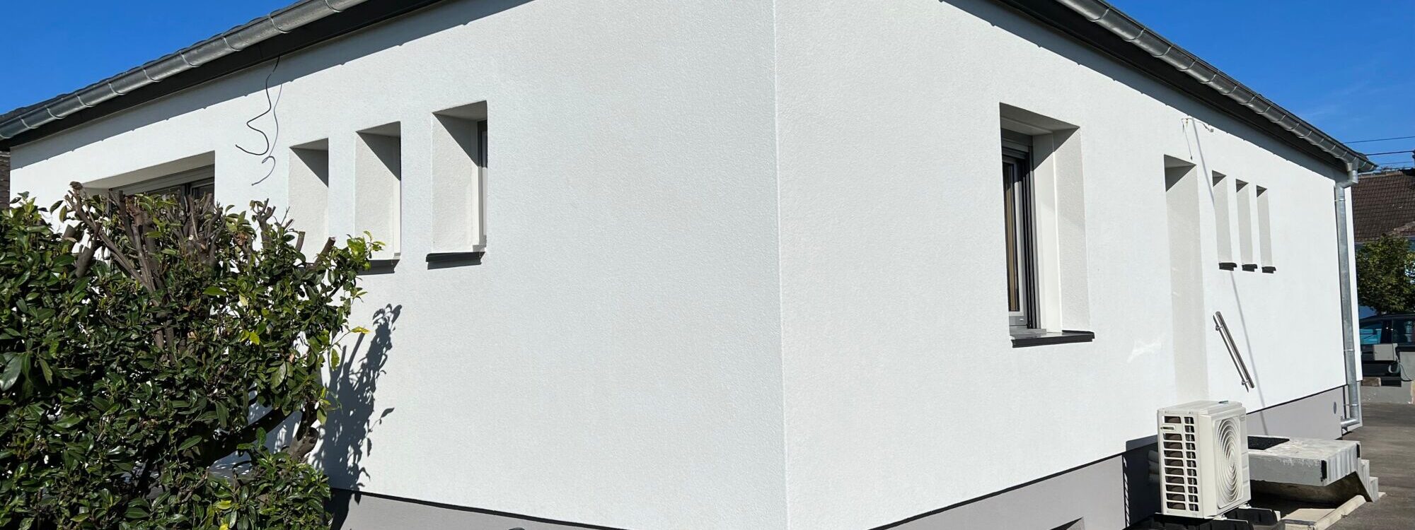 Isolation ext&eacute;rieure des murs d&rsquo;une maison individuelle &agrave; Volgelsheim Saint-Louis