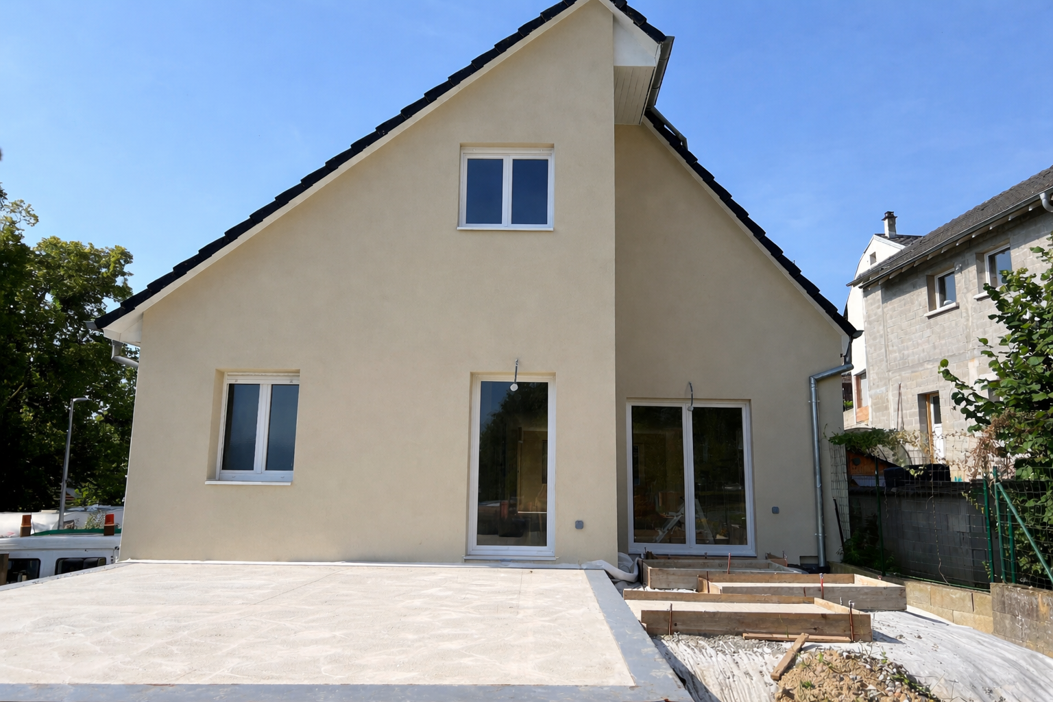 Ravalement de fa&ccedil;ade &agrave; Buschwiller : r&eacute;novation compl&egrave;te d&rsquo;une maison individuelle Colmar 1