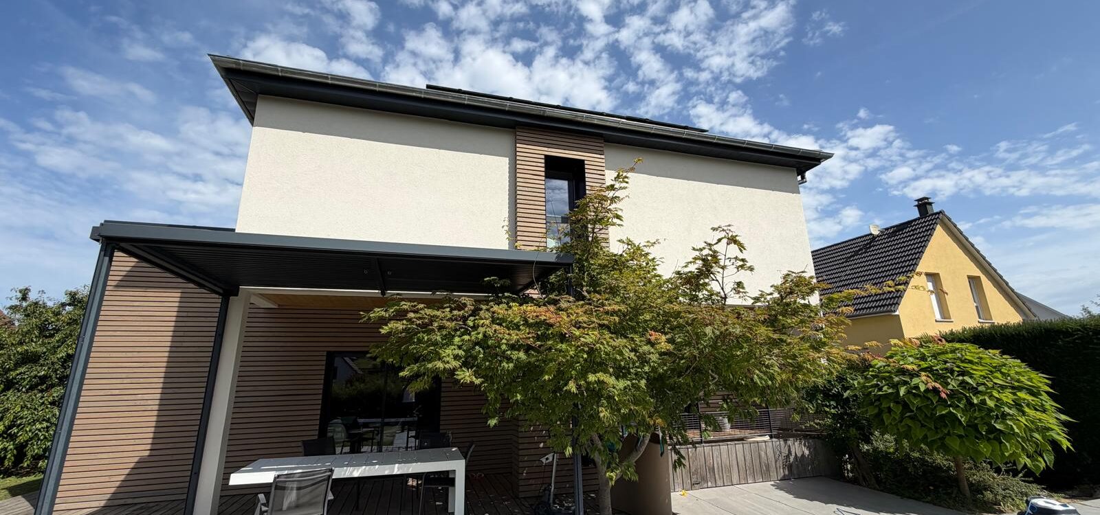 Ravalement de fa&ccedil;ade &agrave; Schlierbach : r&eacute;novation compl&egrave;te d’une maison individuelle avec syst&egrave;me D3 arm&eacute; et finition siloxane Rixheim